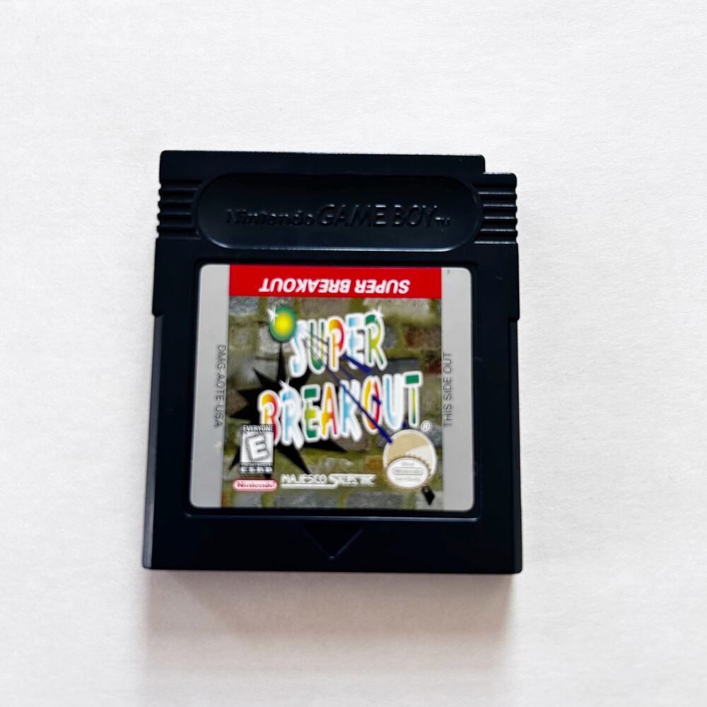 Super Breakout (Nintendo Game Boy Color, 1998) Cartridge Only WORKING Rated Ef